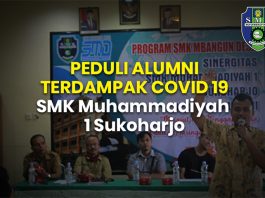 PEDULI ALUMNI TERDAMPAK COVID-19 SMK Muhammadiyah 1 Sukoharjo