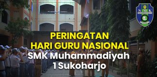 PERINGATAN HARI GURU NASIONAL SMK Muhammadiyah 1 Sukoharjo